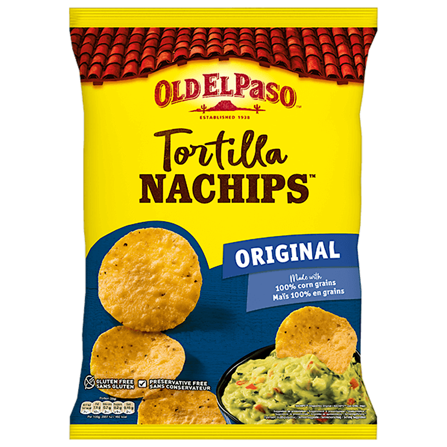 eine Packung Old El Paso Nachips